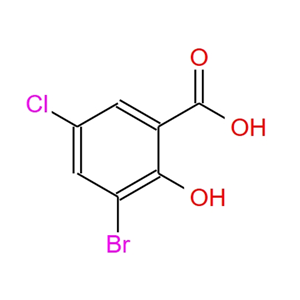 3-溴-5-氯水楊酸