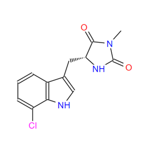 (5R)-5-[(7-氯-1H-吲哚-3-基)甲基]-3-甲基-2,4-咪唑烷二酮