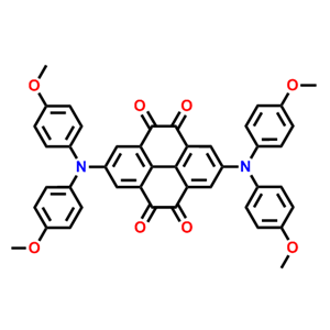 2,7-bis(bis(4-methoxyphenyl)amino)pyrene-4,5,9,10-tetraone；2802435-67-0