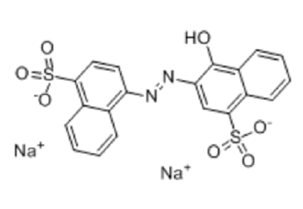 鉻變素FB；偶氮紅；氮紅；偶氮玉紅；偶氮寶石紅； Azo Rubine S；Azorubin,Chromotrope FB
