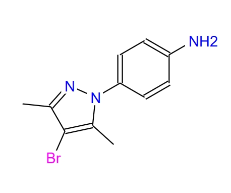 4-(4-溴-3,5-二甲基吡唑-1-基)苯胺,4-(4-Bromo-3,5-dimethylpyrazol-1-yl)aniline