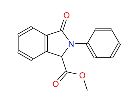 3-氧代-2-苯基異吲哚啉-1-甲酸甲酯,Methyl 3-oxo-2-phenylisoindoline-1-carboxylate