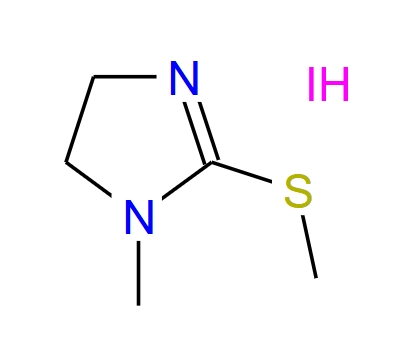 1-甲基-2-甲巯基-4,5-二氢-1H-咪唑氢碘酸盐,1-Methyl-2-(methylthio)-4,5-dihydro-1H-imidazole hydroiodide