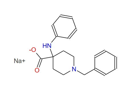 1-芐基-4-(苯基氨基)哌啶-4-羧酸鈉鹽,sodiuM 1-benzyl-4-(phenylaMino)piperidine-4-carboxylate