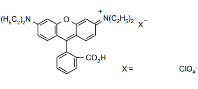 9-(2-carboxyphenyl)-3,6-bis(diethylamino)xanthylium perchlorate,9-(2-Carboxyphenyl)-3,6-bis(diethylamino)xanthylium perchlorate