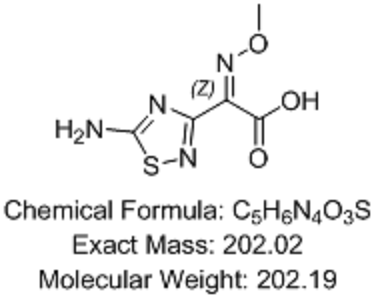 2-(5-氨基-1,2,4-噻二唑-3-基)-2-甲氧亞氨基乙酸,2-(5-Amino-1,2,4-thiadiazol-3-yl)-2-(methoxyimino)acetic acid2-(5-Amino-1,2,4-thiadiazol-3-yl)-2-(methoxyimino)acetic acid