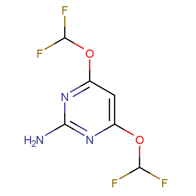 2-氨基-4,6-雙(二氟甲氧基)嘧啶,4,6-Bis(difluoromethoxy)pyrimidin-2-amine