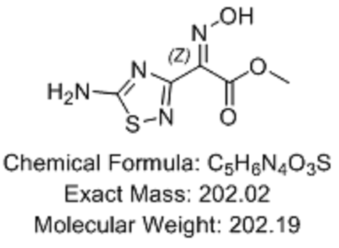 頭孢比羅酯鈉雜質(zhì)3,1,2,4-Thiadiazole-3-acetic acid, 5-amino-α-(hydroxyimino)-, methyl ester, (αZ)-