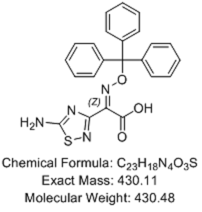 (Z)-2-(5-氨基-1,2,4-噻二唑-3-基)-2-三苯甲基氧基亞氨基乙酸,(Z)-2-(5-AMINO-1,2,4-THIADIAZOL-3-YL)-2-(TRITYLOXYIMINO)ACETIC ACID