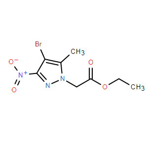 2-(4-溴-5-甲基-3-硝基-1H-吡唑-1-基)乙酸乙酯,Ethyl 2-(4-bromo-5-methyl-3-nitro-1H-pyrazol-1-yl)acetate