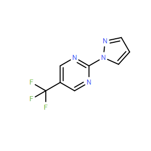 2-(1H-吡唑-1-基)-5-(三氟甲基)嘧啶,2-(1H-Pyrazol-1-yl)-5-(trifluoromethyl)pyrimidine