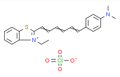 2-[6-[4-(dimethylamino)phenyl]-1,3,5-hexatrienyl]-3-ethyl-benzothiazolium perchlorate,Benzothiazolium, 2-[6-[4-(dimethylamino)phenyl]-1,3,5-hexatrien-1-yl]-3-ethyl-, perchlorate (1:1)