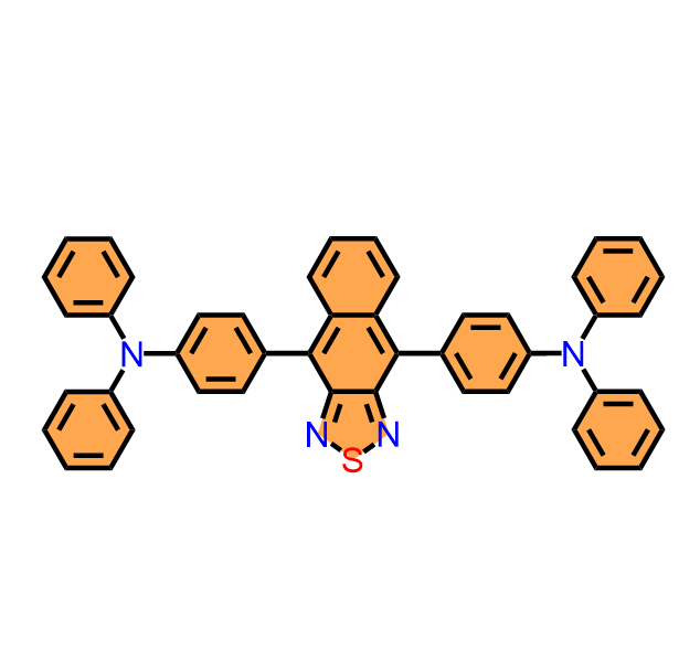 4,4′-(naphtho[2,3-c][1,2,5]thiadiazole-4,9-diyl)bis(N,N-diphenylaniline),4,4′-(naphtho[2,3-c][1,2,5]thiadiazole-4,9-diyl)bis(N,N-diphenylaniline)