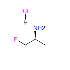 458560-63-9；(S)-1-氟-2-丙胺鹽酸鹽；(S)-1-Fluoro-2-propylamine Hydrochloride