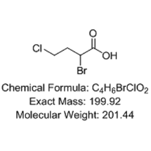 頭孢比羅酯鈉雜質(zhì)13,Butanoic acid, 2-bromo-4-chloro-