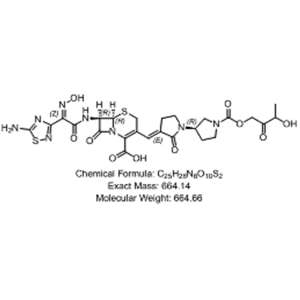 頭孢比羅酯鈉雜質(zhì)19,(6R,7R)-7-((Z)-2-(5-amino-1,2,4-thiadiazol-3-yl)-2-(hydroxyimino)acetamido)-3-((E)-((3