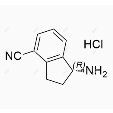 奧扎莫德雜質(zhì)37(鹽酸鹽),(R)-1-amino-2,3-dihydro-1H-indene-4-carbonitrile hydrochloride