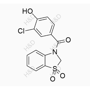 多替諾德雜質(zhì)42,(3-chloro-4-hydroxyphenyl)(1,1-dioxidobenzo[d]thiazol-3(2H)-yl)methanone