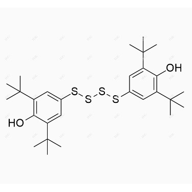 普羅布考雜質28,4,4'-tetrasulfanediylbis(2,6-di-tert-butylphenol)