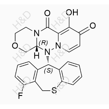 巴洛沙韋酯雜質(zhì)9,(R)-12-((S)-7-fluoro-6,11-dihydrodibenzo[b,e]thiepin-11-yl)-7-hydroxy-3,4,12,12a-tetrahydro-1H-[1,4]oxazino[3,4-c]pyrido[2,1-f][1,2,4]triazine-6,8-dione