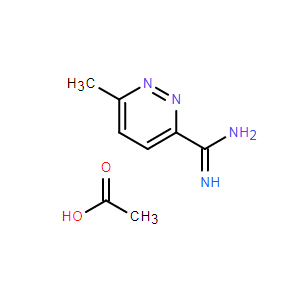 6-甲基噠嗪-3-甲脒醋酸鹽,6-Methylpyridazine-3-carboximidamide acetate