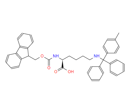 Fmoc-N'-甲基三苯甲基-L-賴氨酸,Fmoc-Lys(Mtt)-OH