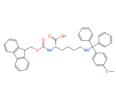 N-[(9H-芴-9-基甲氧基)羰基]-N'-[(4-甲氧基苯基)二苯基甲基]-L-赖氨酸,Fmoc-Lys(MMt)-OH