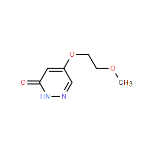 5-(2-甲氧基乙氧基)噠嗪-3(2H)-酮,5-(2-Methoxyethoxy)pyridazin-3(2H)-one