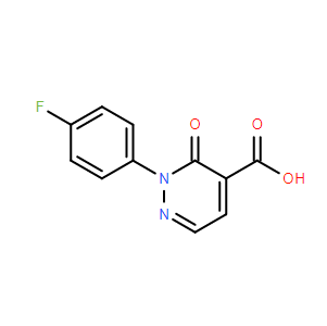 2-(4-氟苯基)-3-氧代-2,3-二氫噠嗪-4-羧酸,2-(4-Fluorophenyl)-3-oxo-2,3-dihydropyridazine-4-carboxylic acid