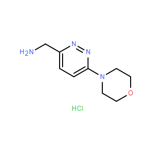 (6-嗎啉代吡啶-3-基)甲胺鹽酸鹽,(6-Morpholinopyridazin-3-yl)methanamine hydrochloride