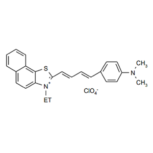 2-(4-(4-(DIMETHYLAMINO)PHENYL)-1,3-BUTADIENYL)-3-ETHYL-NAPHTHO (2,1-D)THIAZOLIUM PERCHLORATE,2-[4-[4-(dimethylamino)phenyl]-1,3-butadienyl]-3-ethyl-naphtho[2,1-d]thiazolium perchlorate