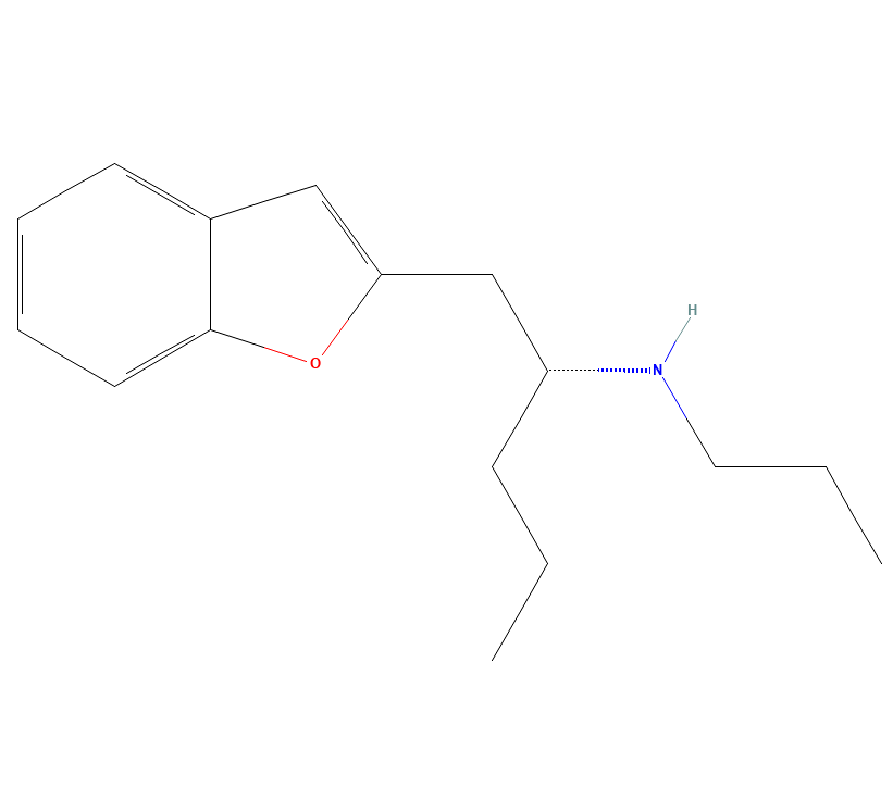 (R)-1-(苯并呋喃-2-基)-N-丙基戊-2-胺,(R)-1-(Benzofuran-2-yl)-N-propylpentan-2-amine