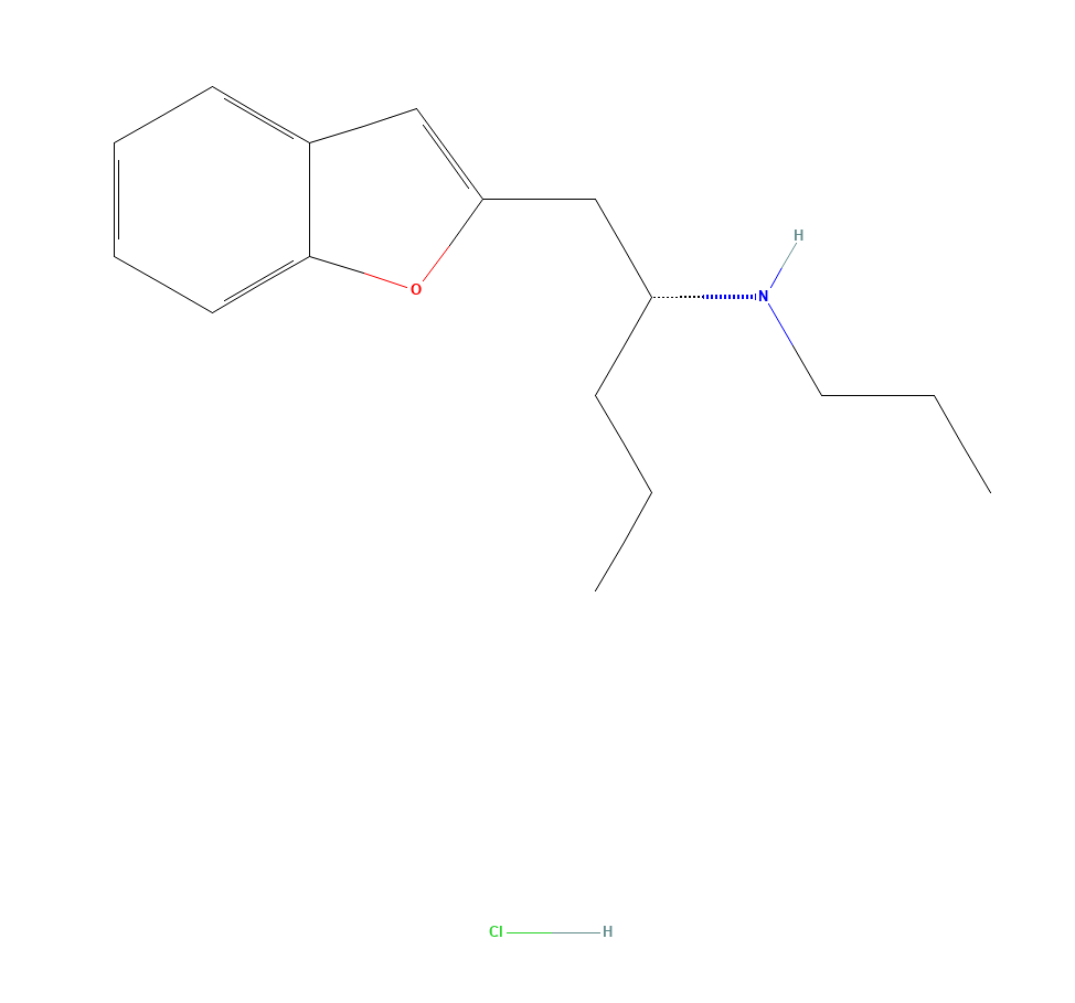 (R)-1-(苯并呋喃-2-基)-N-丙基戊-2-胺鹽酸鹽,(R)-1-(Benzofuran-2-yl)-N-propylpentan-2-amine hydrochloride