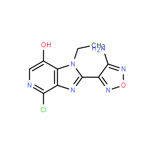 2-(4-氨基-1,2,5-噁二唑-3-基)-4-氯-1-乙基-1H-咪唑并[4,5-c]吡啶-7-醇,2-(4-Amino-1,2,5-oxadiazol-3-yl)-4-chloro-1-ethyl-1H-imidazo[4,5-c]pyridin-7-ol