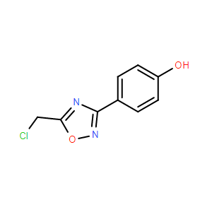 4-(5-(氯甲基)-1,2,4-惡二唑-3-基)苯酚,4-(5-(Chloromethyl)-1,2,4-oxadiazol-3-yl)phenol