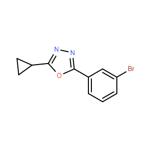 2-(3-溴苯基)-5-環(huán)丙基-1,3,4-惡二唑,2-(3-Bromophenyl)-5-cyclopropyl-1,3,4-oxadiazole