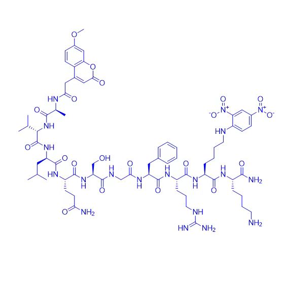 FRET底物多肽,MCA-AVLQSGFR-Lys(Dnp)-Lys-NH2