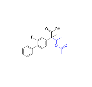 氟比洛芬雜質(zhì)06,3-acetoxy-2-(2-fluoro-[1,1'-biphenyl]-4-yl)-2-methylbutanoic acid