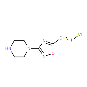 5-甲基-3-(哌嗪-1-基)-1,2,4-惡二唑鹽酸鹽,5-Methyl-3-(piperazin-1-yl)-1,2,4-oxadiazole hydrochloride