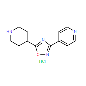 5-(哌啶-4-基)-3-(吡啶-4-基)-1,2,4-惡二唑鹽酸鹽,5-(Piperidin-4-yl)-3-(pyridin-4-yl)-1,2,4-oxadiazole hydrochloride