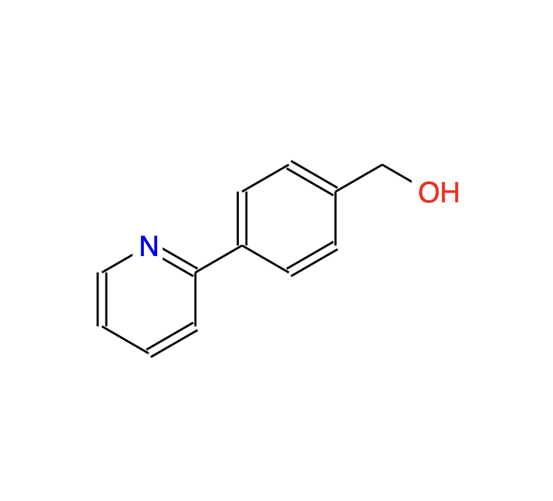 (4-(吡啶-2-基)苯基)甲醇,(4-(Pyridin-2-yl)phenyl)methanol