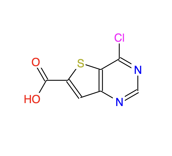 4-氯噻吩并[3,2-d]嘧啶-6-羧酸,4-Chlorothieno[3,2-d]pyrimidine-6-carboxylic acid