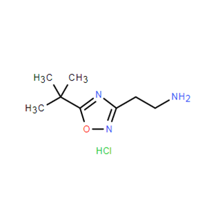 2-(5-(叔丁基)-1,2,4-惡二唑-3-基)乙胺鹽酸鹽,2-(5-(tert-Butyl)-1,2,4-oxadiazol-3-yl)ethan-1-amine hydrochloride