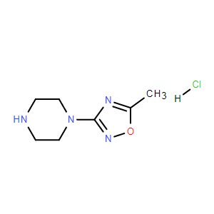 5-甲基-3-(哌嗪-1-基)-1,2,4-惡二唑鹽酸鹽