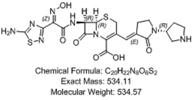 頭孢比羅,Ceftobiprole