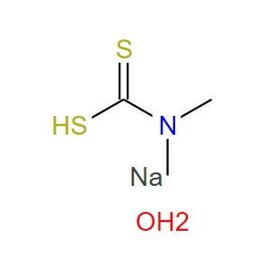 二甲基二硫代氨基甲酸鈉,sodium dimethyldithiocarbamate hydrate