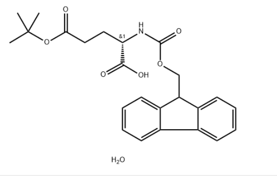 N-芴甲氧羰基-L-谷氨酸 GAMMA-叔丁酯一水物,FMOC-GLU(OTBU)-OH H2O