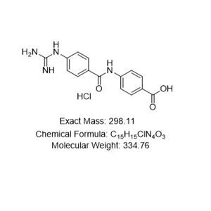 4-（4-胍基苯甲酰胺基）苯甲酸盐酸盐