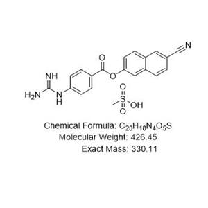 6-氰基萘-2-基-4-胍基苯甲酸酯(甲磺酸盐)