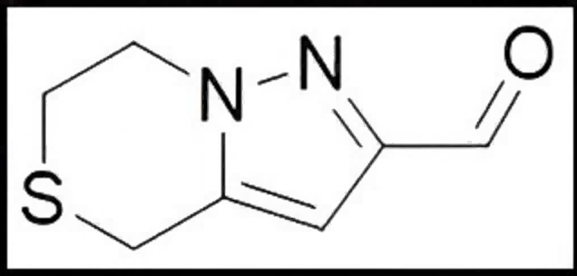 6,7-二氫-4H-吡唑并[5,1-C][1,4]噻嗪-2-甲醛,6,7-dihydro-4H-pyrazolo[5,1-c][1,4]thiazine-2-carbaldehyde